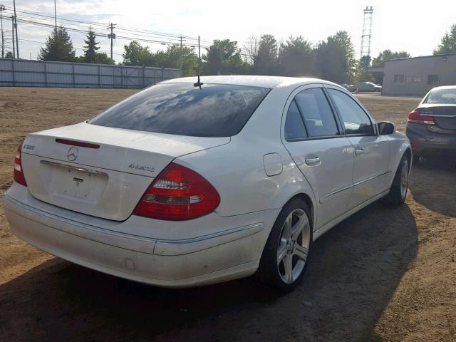 WDBUF82J94X125515 - 2004 MERCEDES-BENZ E 320 4MAT WHITE photo 4