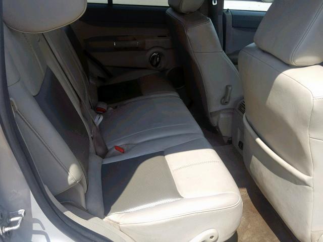 1J8HG58N88C209131 - 2008 JEEP COMMANDER ვერცხლისფერი ფოტო 6