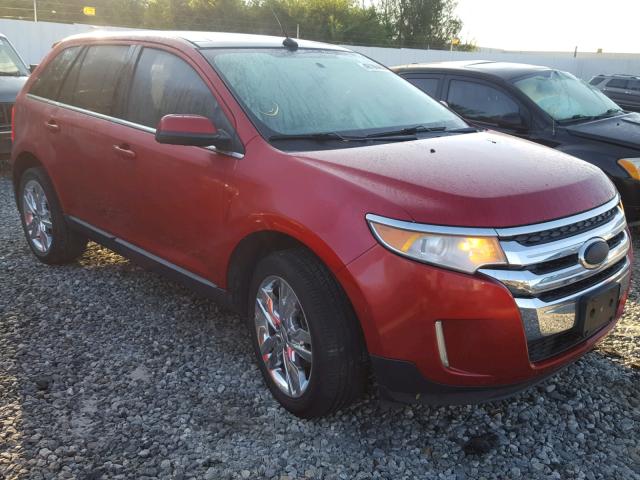 2FMDK3KCXBBB06084 - 2011 FORD EDGE LIMIT RED photo 1