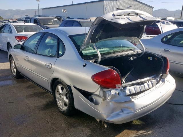 1FAFP55U02G186881 - 2002 FORD TAURUS SES SILVER photo 3