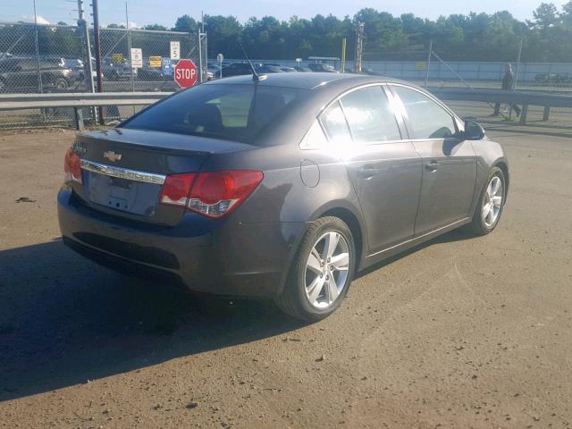 1G1P75SZ6E7216686 - 2014 CHEVROLET CRUZE GRAY photo 4