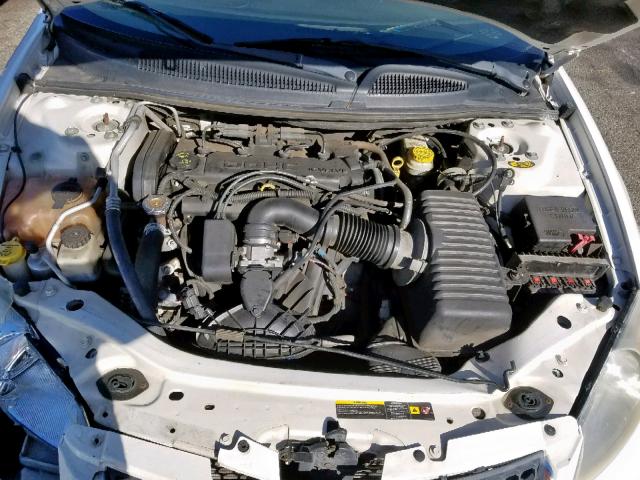 1B3EL46J65N657143 - 2005 DODGE STRATUS SX WHITE photo 7