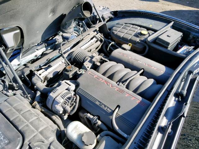 1G1YY32G815134047 - 2001 CHEVROLET CORVETTE BLUE photo 7