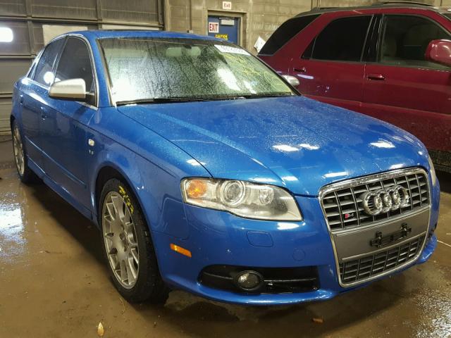 WAUGL98E76A266268 - 2006 AUDI S4 QUATTRO BLUE photo 1