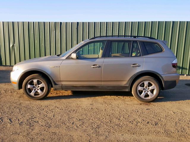 WBXPC93428WJ10262 - 2008 BMW X3 3.0SI GOLD photo 9