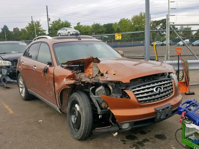 JNRAS08W15X221368 - 2005 INFINITI FX35 BROWN photo 1