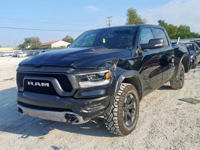 1C6SRFLT2KN533889 - 2019 RAM 1500 REBEL შავი ფოტო 2