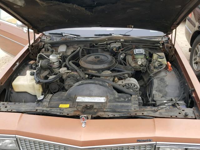 1G3AX37Y3CM156771 - 1982 OLDSMOBILE 98 REGENCY BROWN photo 7