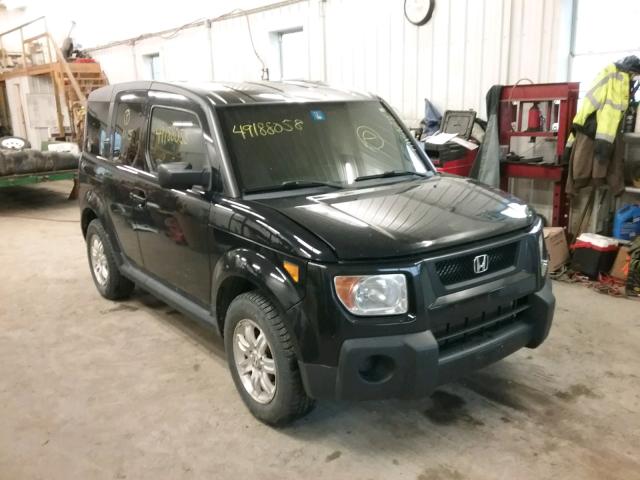 5J6YH28796L007474 - 2006 HONDA ELEMENT EX BLACK photo 1