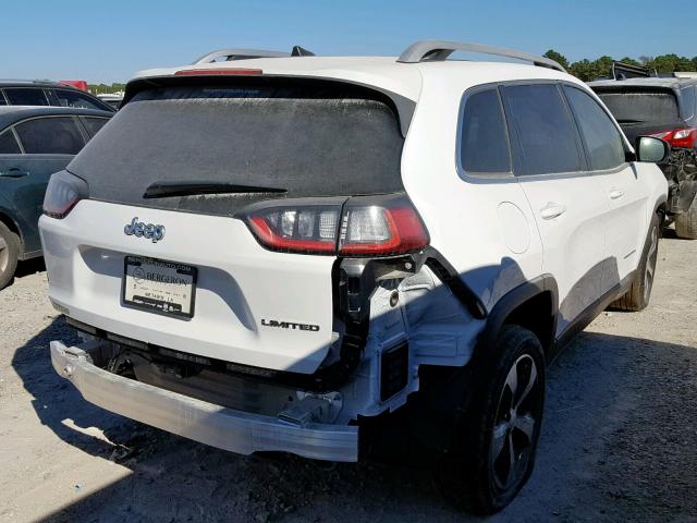 1C4PJLDN3KD128277 - 2019 JEEP CHEROKEE L WHITE photo 4