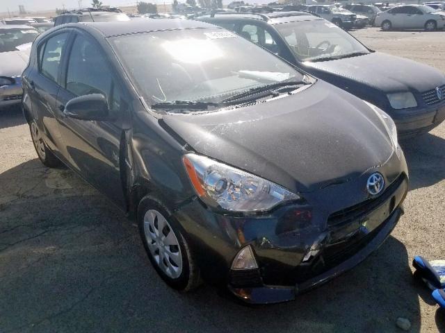 JTDKDTB30E1573438 - 2014 TOYOTA PRIUS C BLACK photo 1