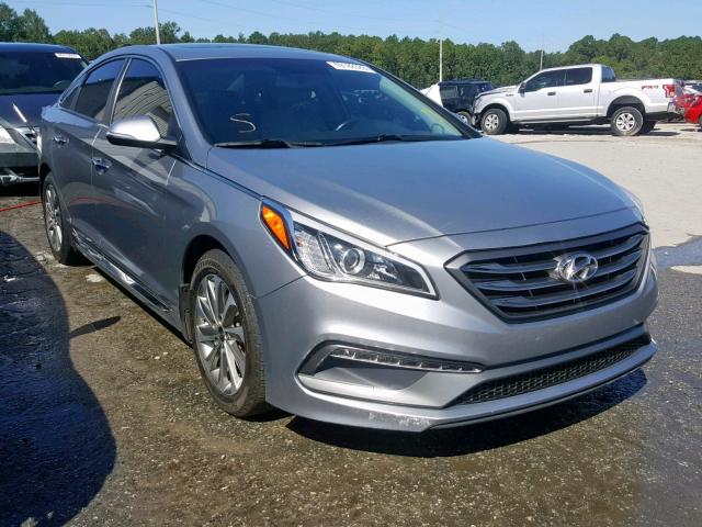 5NPE34AFXHH463527 - 2017 HYUNDAI SONATA SPO SILVER photo 1