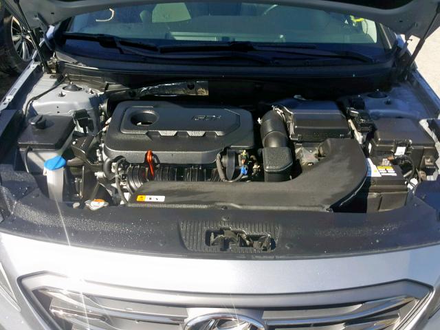 5NPE34AFXHH463527 - 2017 HYUNDAI SONATA SPO SILVER photo 7