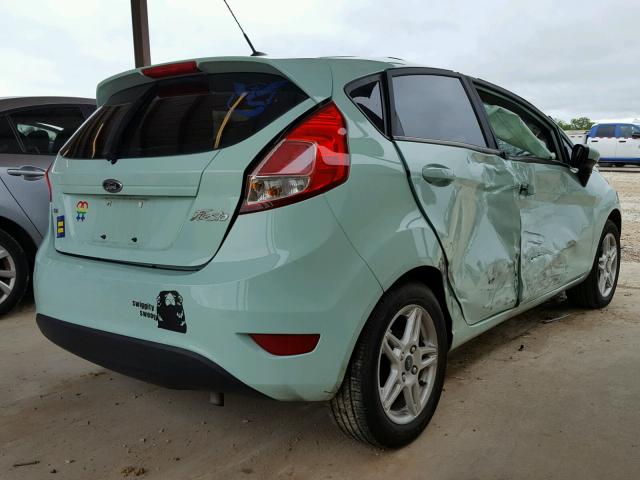 3FADP4EJ7HM148067 - 2017 FORD FIESTA SE GREEN photo 4