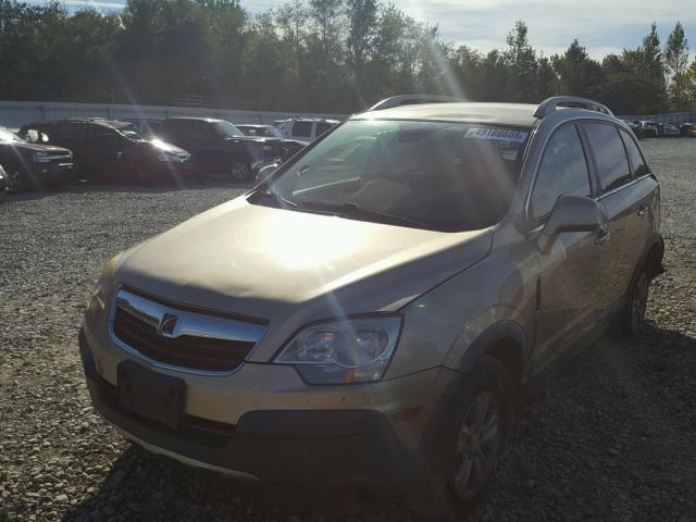 3GSCL33P18S682989 - 2008 SATURN VUE XE BEIGE photo 2