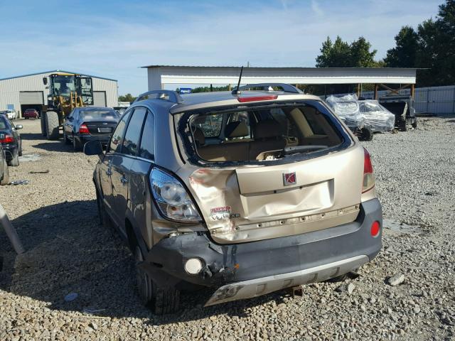 3GSCL33P18S682989 - 2008 SATURN VUE XE BEIGE photo 3