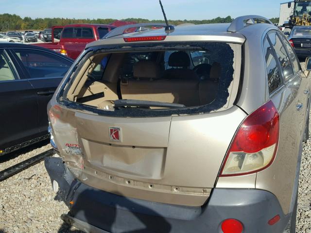 3GSCL33P18S682989 - 2008 SATURN VUE XE BEIGE photo 9