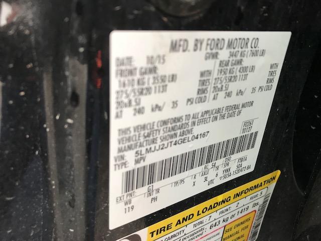 5LMJJ2JT4GEL04167 - 2016 LINCOLN NAVIGATOR BLACK photo 10