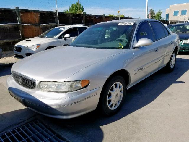 2G4WS52J421250092 - 2002 BUICK CENTURY CU WHITE photo 2