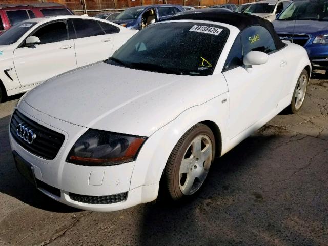 TRUUT28N721009138 - 2002 AUDI TT QUATTRO WHITE photo 2