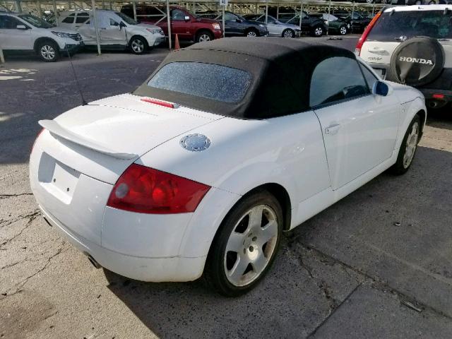 TRUUT28N721009138 - 2002 AUDI TT QUATTRO WHITE photo 4