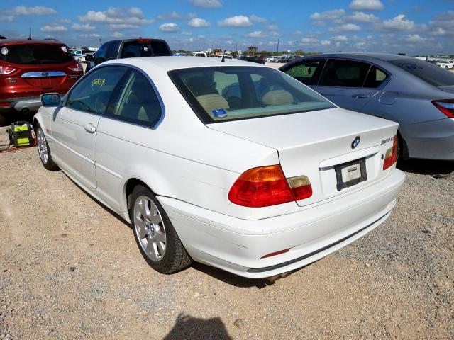 WBABM3343YJN84541 - 2000 BMW 323 CI WHITE photo 3