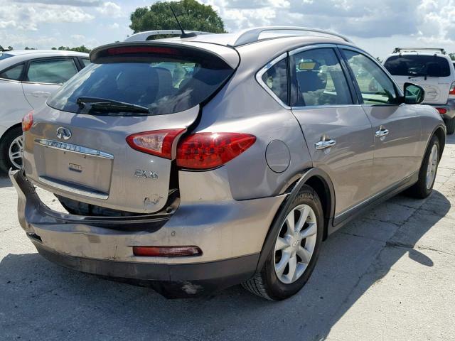 JN1AJ0HP1AM703610 - 2010 INFINITI EX35 BASE TAN photo 4