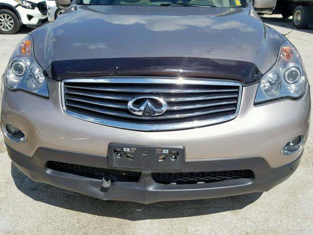 JN1AJ0HP1AM703610 - 2010 INFINITI EX35 BASE TAN photo 9