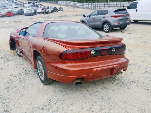 2G2FS22K312146461 - 2001 PONTIAC FIREBIRD ORANGE photo 3