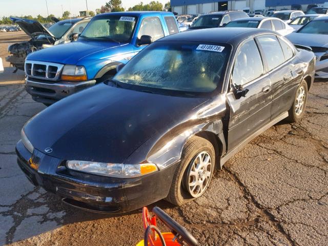 1G3WX52H0YF162421 - 2000 OLDSMOBILE INTRIGUE G BLACK photo 2