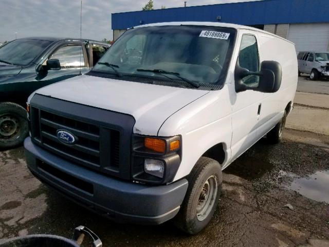 1FTNE1EW9EDA67934 - 2014 FORD ECONOLINE WHITE photo 2