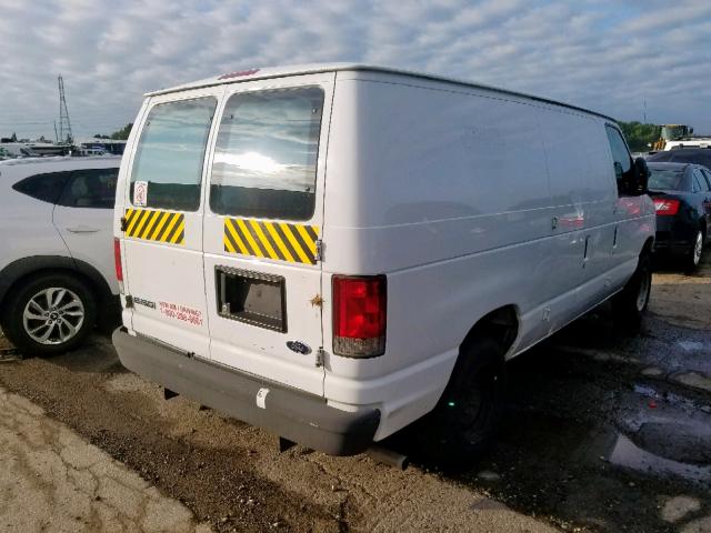 1FTNE1EW9EDA67934 - 2014 FORD ECONOLINE WHITE photo 4