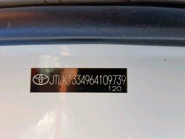 JTLKT334964109739 - 2006 TOYOTA SCION XB 白色 照片 10