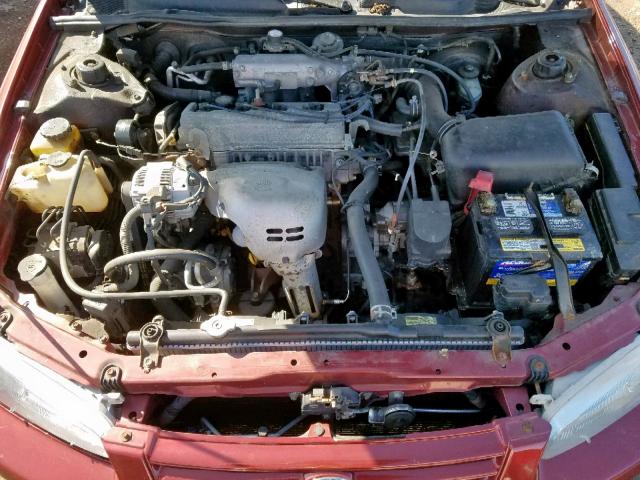 4T1BG28K0XU590401 - 1999 TOYOTA CAMRY CE RED photo 7