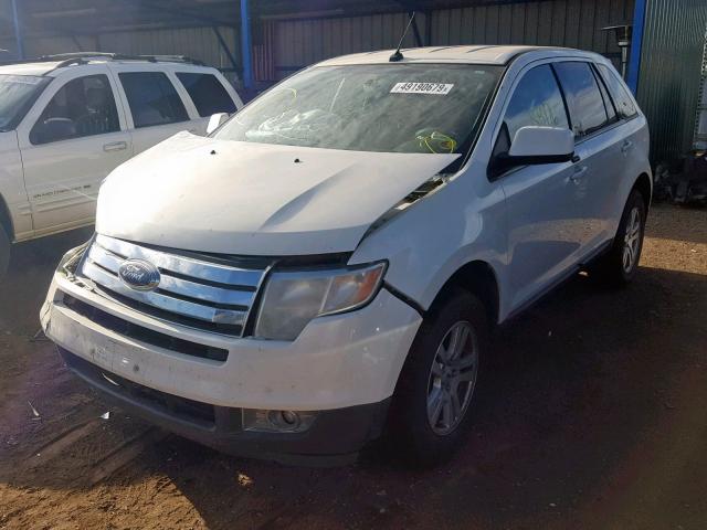 2FMDK48C48BA59477 - 2008 FORD EDGE SEL BLACK photo 2