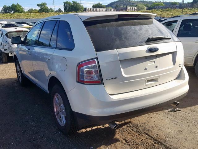 2FMDK48C48BA59477 - 2008 FORD EDGE SEL BLACK photo 3