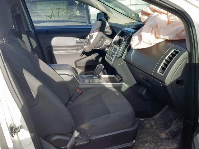 2FMDK48C48BA59477 - 2008 FORD EDGE SEL BLACK photo 5