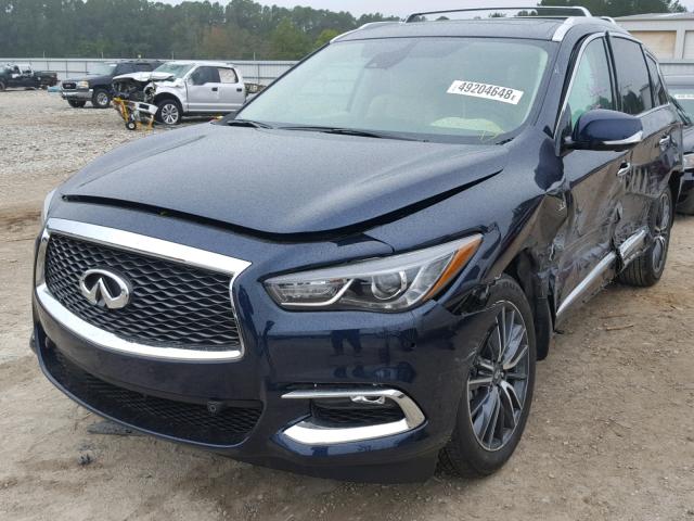 5N1DL0MN5KC513370 - 2019 INFINITI QX60 LUXE BLUE photo 2