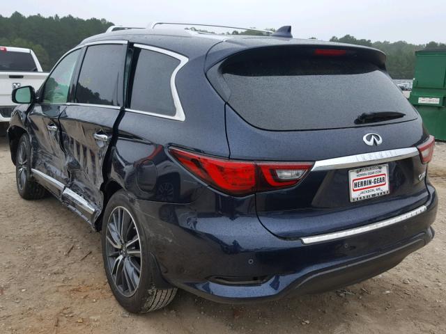 5N1DL0MN5KC513370 - 2019 INFINITI QX60 LUXE BLUE photo 3