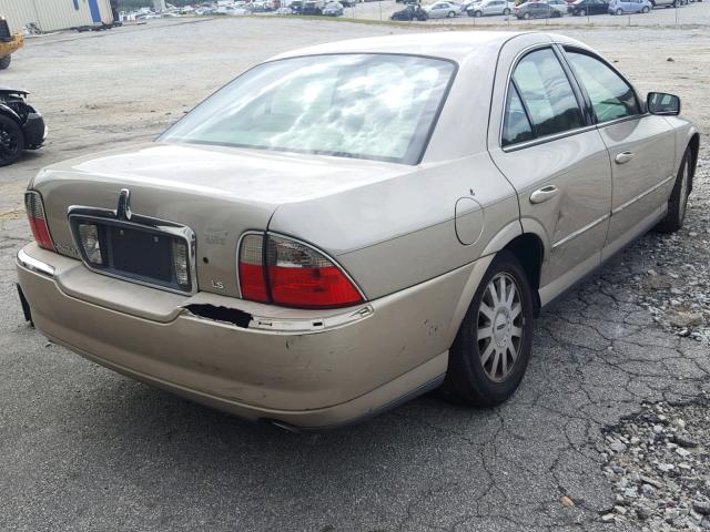 1LNHM86S25Y640097 - 2005 LINCOLN LS TAN photo 4