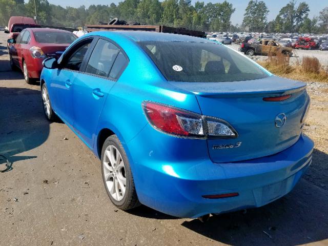 JM1BL1S53A1143602 - 2010 MAZDA 3 S BLUE photo 3