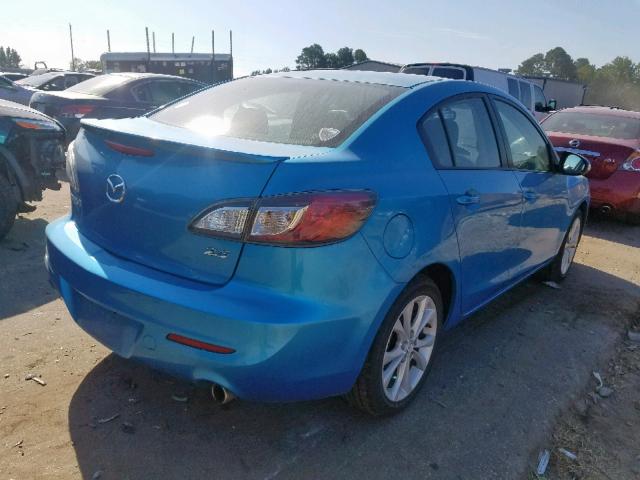 JM1BL1S53A1143602 - 2010 MAZDA 3 S BLUE photo 4