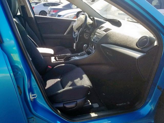 JM1BL1S53A1143602 - 2010 MAZDA 3 S BLUE photo 5