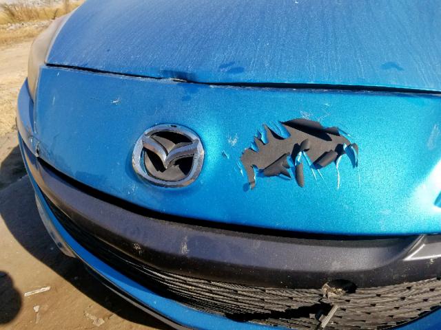 JM1BL1S53A1143602 - 2010 MAZDA 3 S BLUE photo 9