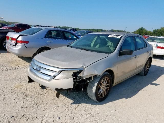 3FAHP0GAXAR108646 - 2010 FORD FUSION S GOLD photo 2