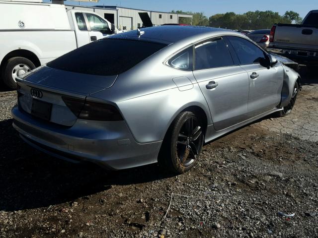 WAU2GAFC8DN088698 - 2013 AUDI A7 PRESTIG SILVER photo 4