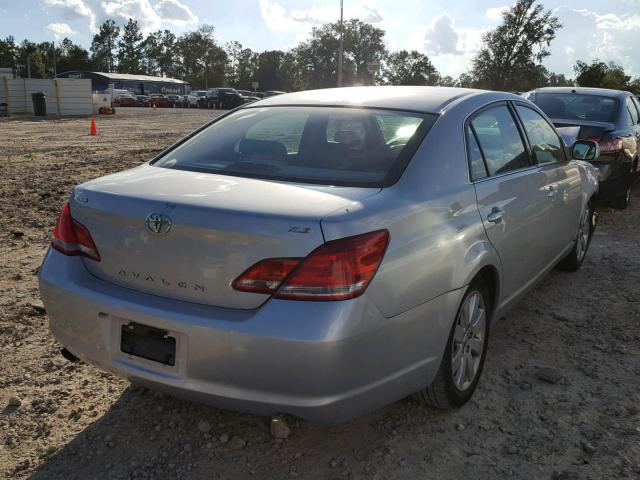 4T1BK36B57U205373 - 2007 TOYOTA AVALON XL SILVER photo 4