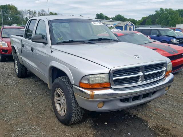 1B7HG48X02S503400 - 2002 DODGE DAKOTA QUA SILVER photo 1