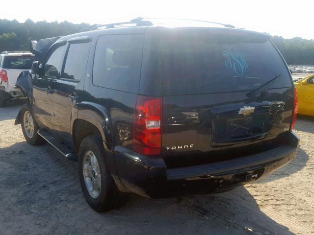 1GNFK23079R223731 - 2009 CHEVROLET TAHOE K150 BLACK photo 3