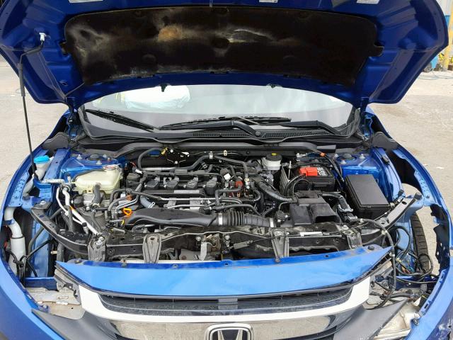 19XFC1F36GE004015 - 2016 HONDA CIVIC EX BLUE photo 7